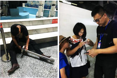 南京科技館一線員工全力做好暑期接待工作