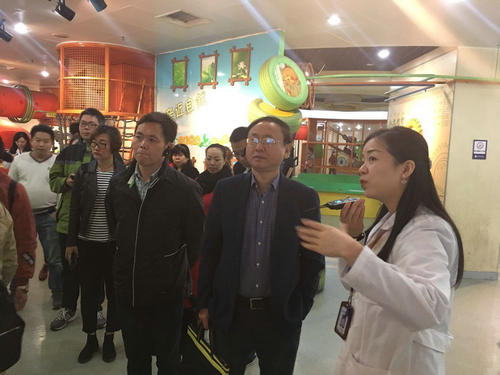 莊文輝副主席率南京科技館赴合肥科技館考察