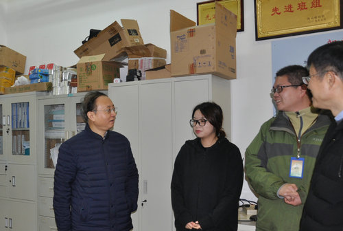 市科協(xié)領(lǐng)導(dǎo)新年走訪慰問科技館員工