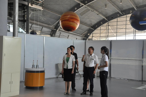 商洛市科協(xié)領(lǐng)導(dǎo)來(lái)我館