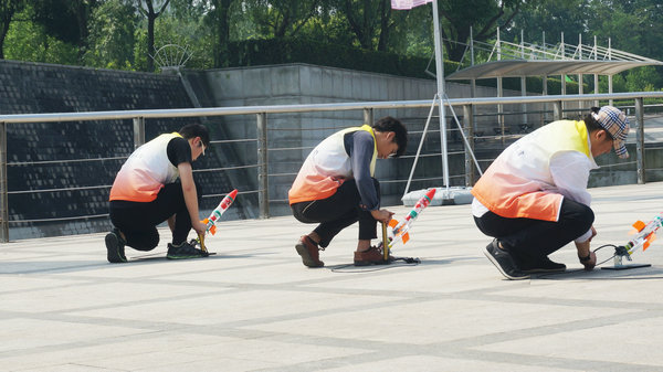 “碧海藍(lán)天”科普展在南京科技館開幕