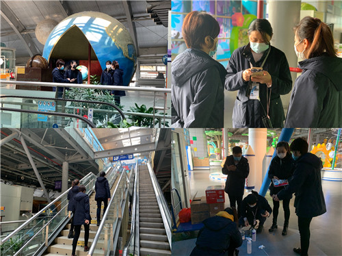 春暖花開(kāi)正當(dāng)時(shí) 科技館里復(fù)工忙