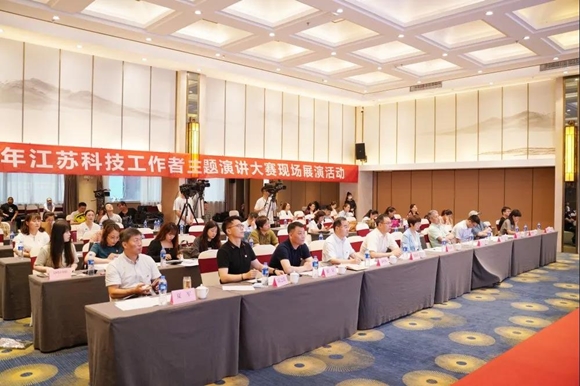 我館選手榮獲江蘇科技工作者演講大賽一等獎