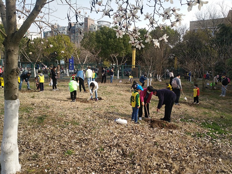 南京科技館“雙減”科學(xué)營——  “ 一起植樹吧”順利開展