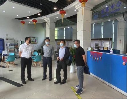 南京市文化和旅游局資源開發(fā)處處長丁波一行來我館開展安全檢查