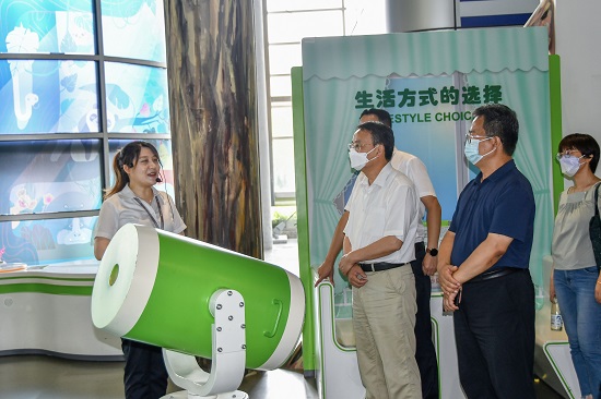 中國科協(xié)領(lǐng)導(dǎo)蒞臨南京科技館調(diào)研考察工作