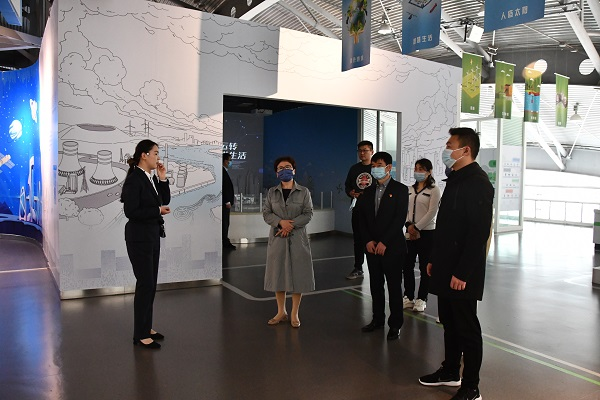 灌云縣科學技術協(xié)會來館交流參觀