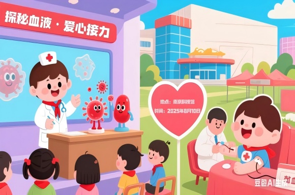 “探秘血液·愛(ài)心接力”公益科普活動(dòng)在南京科技館順利舉辦